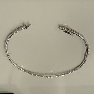 Eddie Borgo Polished Silver Snake Collar Choker